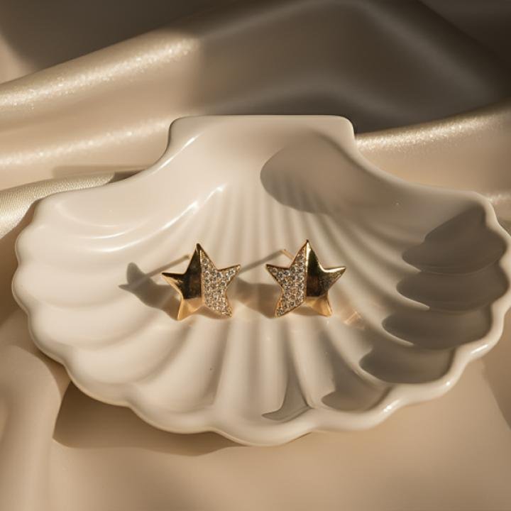 Sparkle Cascade Hoops